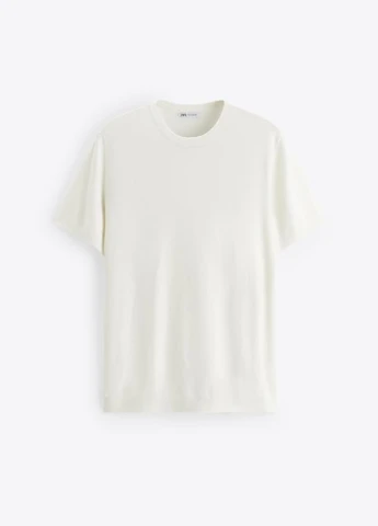 Молочна футболка Zara