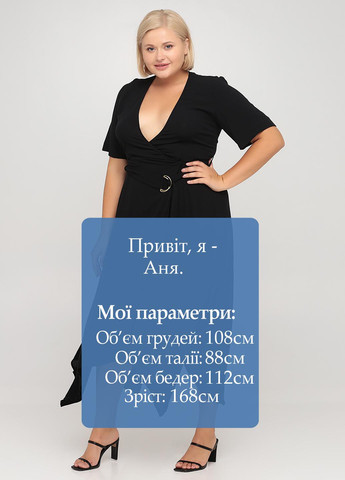 Черное кэжуал платье Banana Republic однотонное