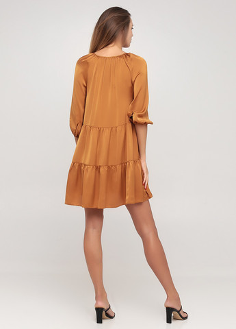 Золотой кэжуал платье Banana Republic однотонное