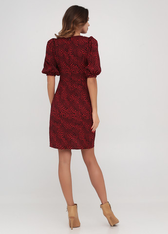 Червона кежуал сукня Banana Republic з абстрактним візерунком