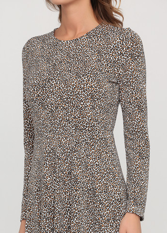 Коричнева кежуал сукня Banana Republic леопардовий