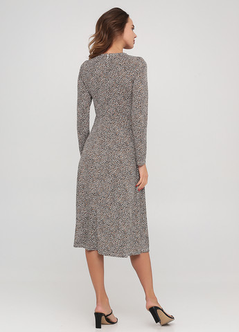 Коричнева кежуал сукня Banana Republic леопардовий