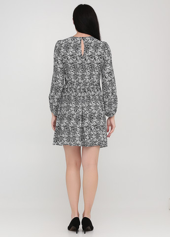 Черное кэжуал платье Banana Republic с цветочным принтом