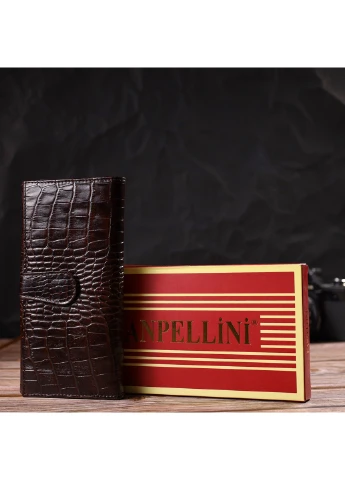 Шкіряний гаманець 10х19х1,5 см Canpellini (259923605)