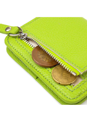 Жіночий шкіряний гаманець 10х9х1 см Canpellini (259923648)