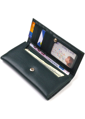 Женский кожаный кошелек 10х19х1,5 см Canpellini (259923664)