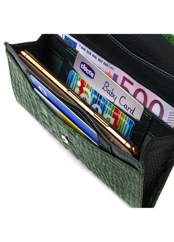 Жіночий шкіряний гаманець 18х9х1 см Canpellini (259923679)