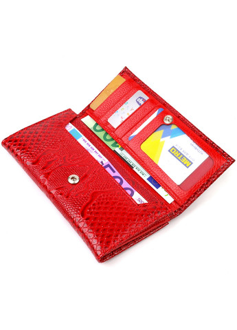 Жіночий шкіряний гаманець 10х19х1,5 см Canpellini (259923646)