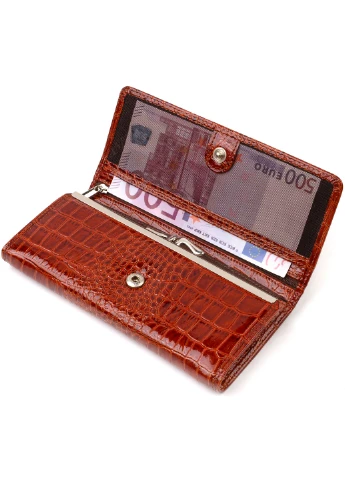 Жіночий шкіряний гаманець 19х9,5х2 см Canpellini (259923567)