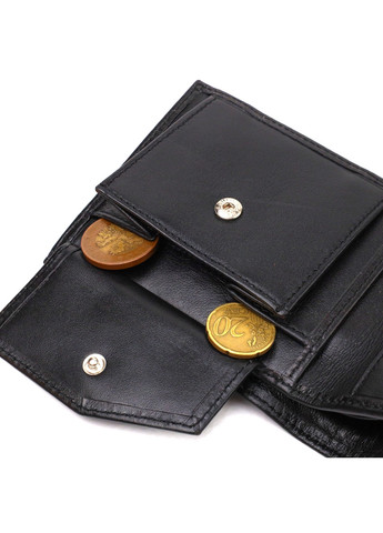 Мужской кожаный кошелек 11,5х9,5х2 см Canpellini (259923709)