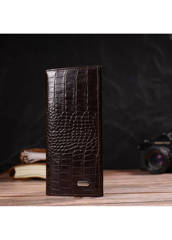 Мужской кожаный кошелек 9,2х18,8х1 см Canpellini (259923692)