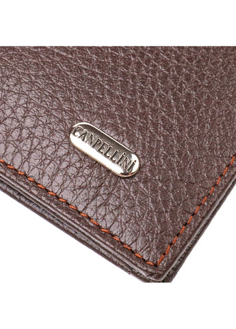 Мужской кожаный кошелек 9,2х18,8х1 см Canpellini (259923735)