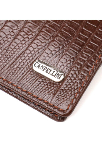 Мужской кожаный кошелек 10х11,5х1 см Canpellini (259923758)