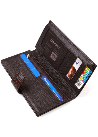 Мужской кожаный кошелек 9х18,7х1 см Canpellini (259923722)