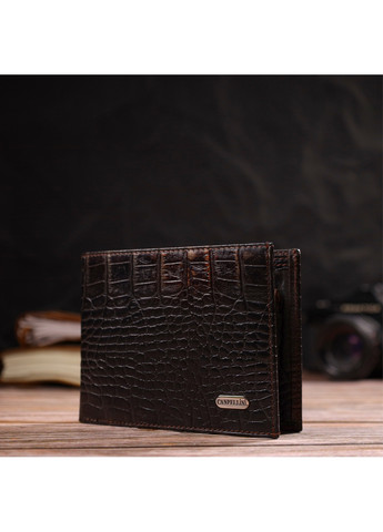 Чоловічий шкіряний гаманець 12х9,7х1 см Canpellini (259923619)