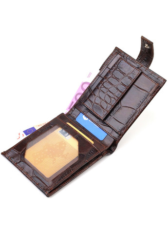 Мужской кожаный кошелек 12,2х9,5х2 см Canpellini (259923704)