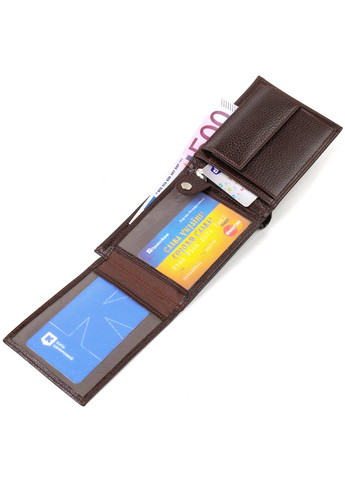 Чоловічий шкіряний гаманець 12х9,7х2 см Canpellini (259923563)