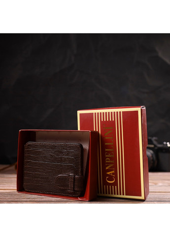 Чоловічий шкіряний гаманець 10,5х8х1 см Canpellini (259923613)