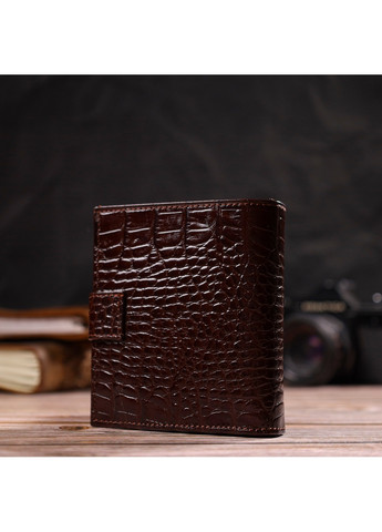 Чоловічий шкіряний гаманець 9,7х11х1 см Canpellini (259923782)