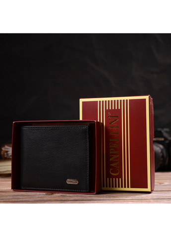 Чоловічий шкіряний гаманець 11х9,5х2 см Canpellini (259923732)
