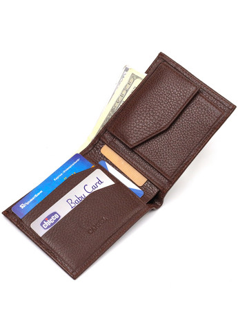 Чоловічий шкіряний гаманець 11,5х9,5х2 см Canpellini (259923549)