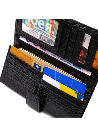 Чоловічий шкіряний гаманець 9х18,7х1 см Canpellini (259923625)