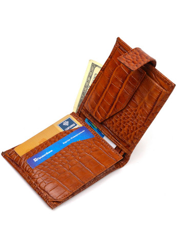 Чоловічий шкіряний гаманець 11,7х9,2х2 см Canpellini (259923781)
