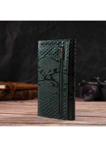 Жіночий шкіряний гаманець 18х9х1 см Canpellini (259923886)