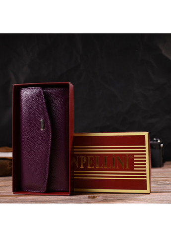 Жіночий шкіряний гаманець 18х9х1 см Canpellini (259924008)