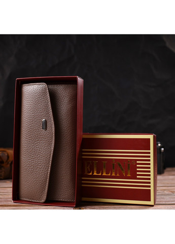 Жіночий шкіряний гаманець 18х9х1 см Canpellini (259923933)