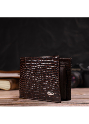 Чоловічий шкіряний гаманець 12х9,7х2 см Canpellini (259923952)