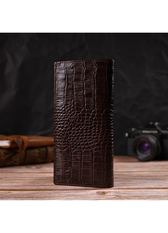 Мужской кожаный кошелек 9,2х18,8х1 см Canpellini (259924025)