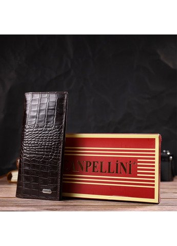 Мужской кожаный кошелек 9х18,8х1 см Canpellini (259923905)