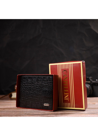 Мужской кожаный кошелек 12,2х9,5х2 см Canpellini (259923899)