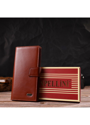Чоловічий шкіряний гаманець 9,5х19х2 см Canpellini (259923844)