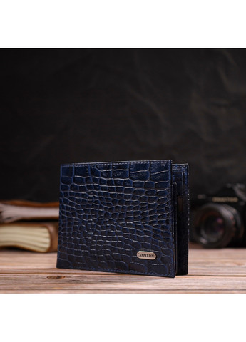 Чоловічий шкіряний гаманець 12х9,7х2 см Canpellini (259923887)