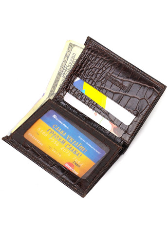 Чоловічий шкіряний гаманець 9х11,5х1 см Canpellini (259923904)