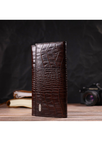 Шкіряний гаманець 10х19х1,5 см Canpellini (259939116)
