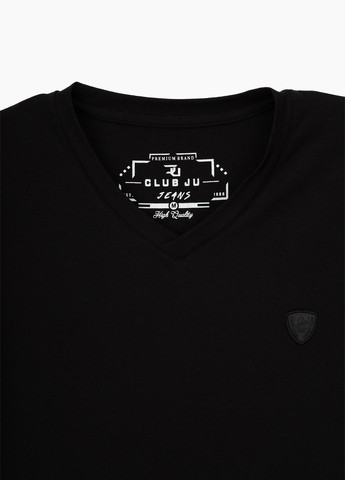 Чорна футболка CLUB JU