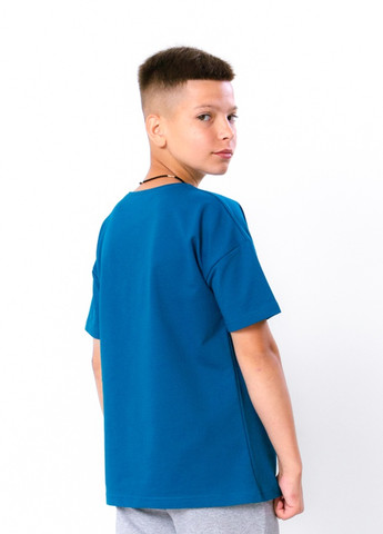 Синяя летняя футболка для хлопчика (підліткова) синій носи своє (6263-057-33-1-v2) Носи своє