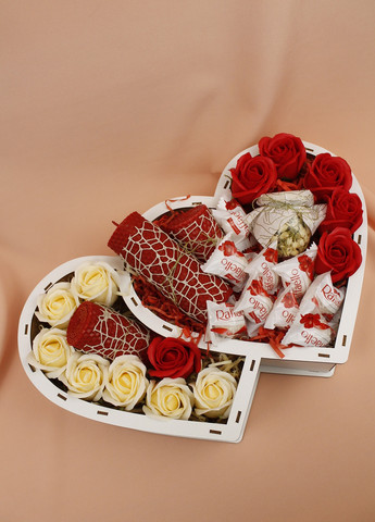 Подарочный набор Two Hearts, подарок на день рождения, день матери, жене, девушке, сестре, маме. 8-0347 Кукумбер (259942533)