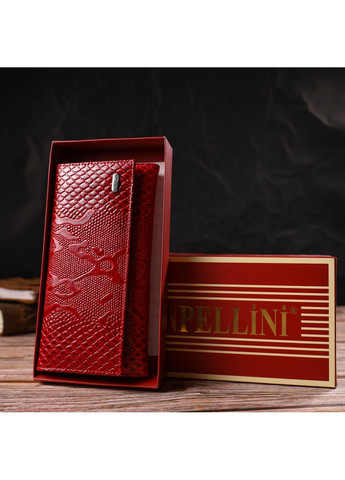 Шкіряний гаманець жіночий 10х19х1,5 см Canpellini (259961753)