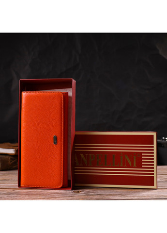 Шкіряний гаманець жіночий 19х9, 6х2 см Canpellini (259961794)