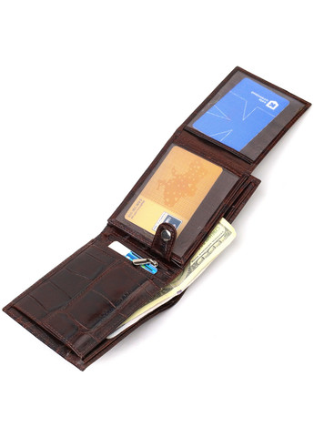 Шкіряний гаманець чоловічий 12х9, 7х2 см Canpellini (259961795)