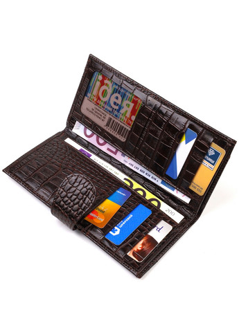 Кожаный кошелек мужской 9,5х18,5х0,5 см Canpellini (259961917)