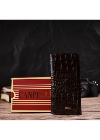 Шкіряний гаманець чоловічий 9,5 х18, 5х0, 5 см Canpellini (259961917)