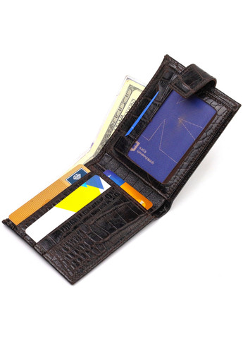 Шкіряний гаманець чоловічий 11х8, 3х1 см Canpellini (259961801)