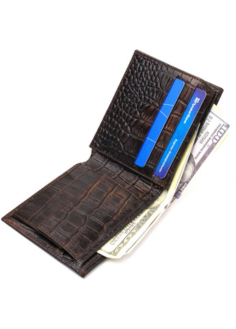 Кожаный кошелек мужской 11х9,5х2 см Canpellini (259961914)