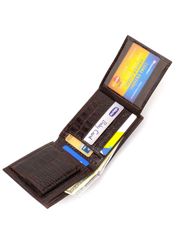 Кожаный кошелек мужской 12х9,7х1 см Canpellini (259961717)