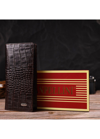 Шкіряний гаманець чоловічий 9,2 х18, 8х1 см Canpellini (259961713)